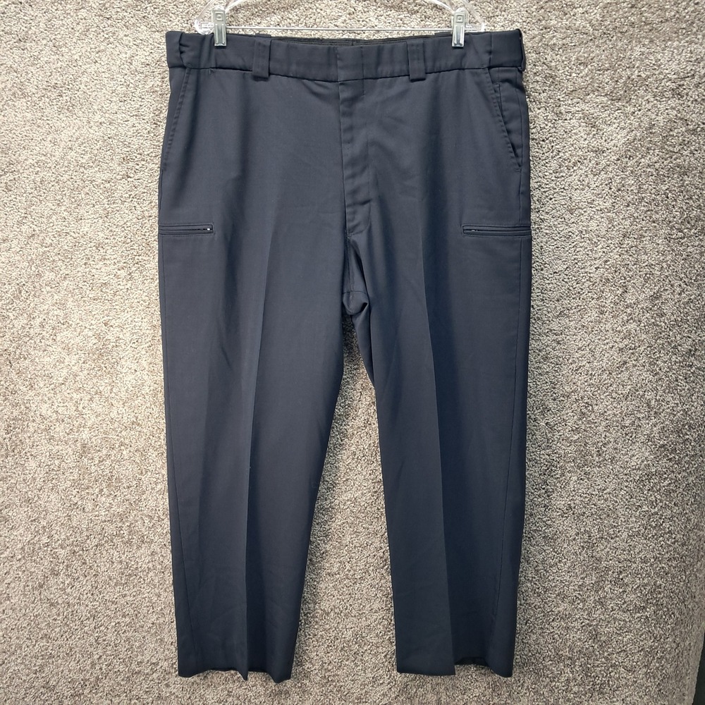 Elbeco Distinction Mens Navy Blue Wool Blend Uniform Trousers Pants 44R 42x29